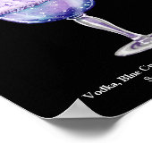 Halloween cocktail party heks recept poster (Hoek)