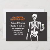 Halloween Cocktail Party Invitation Kaart (Voorkant)