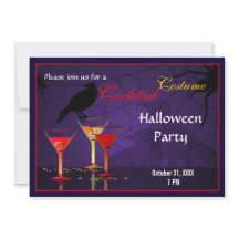 Halloween Cocktail Party Invite