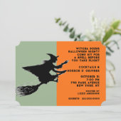 Halloween Cocktail Party Kaart (Staand voorkant)