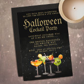Halloween Cocktail Party Kaart