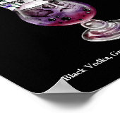 Halloween Cocktail Party met Skull Recept Poster (Hoek)