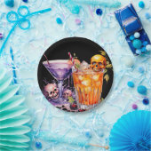 Halloween Cocktail Party Papieren Bordje (Feest)