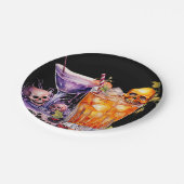 Halloween Cocktail Party Papieren Bordje (Gekanteld)