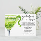 Halloween cocktail party | Potion Magique Kaart (Staand voorkant)