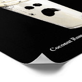 Halloween Cocktail Party Vloeibaar Ghost Recept Poster (Hoek)