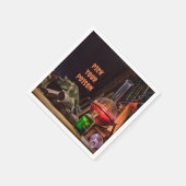 Halloween cocktail servetten, kies je vergif servet (Hoek)