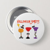 Halloween Cocktail Spirits Ronde Button 7,6 Cm (Voorkant /achterkant)