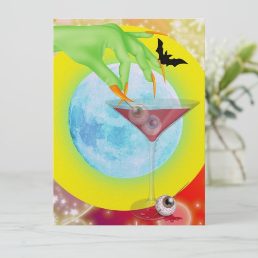 Halloween Cocktail - SRF Kaart (Staand voorkant)