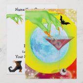 Halloween Cocktail - SRF Kaart (Voorkant / Achterkant)