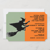 Halloween Cocktailparty Kaart (Voorkant)