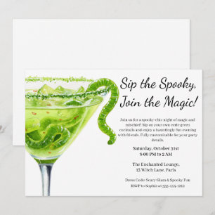 Halloween Cocktailparty Potion Magique Kaart