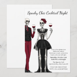 Halloween Cocktailparty | Spooky Chic Nacht Kaart