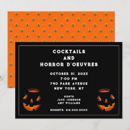 Halloween Cocktailparty Uitnodiging