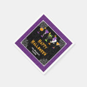 Halloween Cocktails and Costumes Party Purple Servet (Hoek)