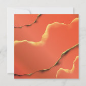 Halloween Cocktails Cadavers Black Golden Abstract Kaart (Achterkant)