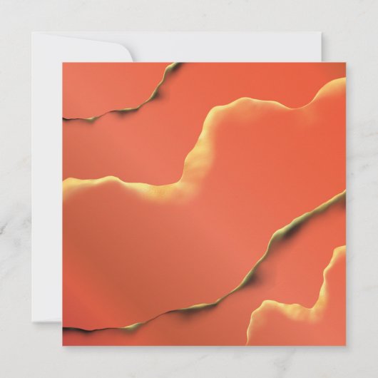 Halloween Cocktails Cadavers Black Golden Abstract Kaart (Achterkant)