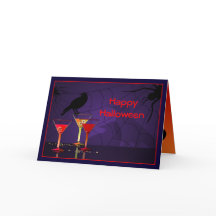 Halloween Cocktails Custom Greeting