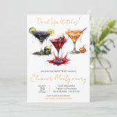 Halloween cocktails, Drinken, vrijgezellenfeest Kaart (Staand voorkant)