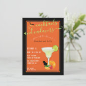 Halloween Cocktails en Cadavers Strange Parody Kaart (Staand voorkant)