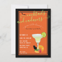 Halloween Cocktails en Cadavers Strange Parody Kaart