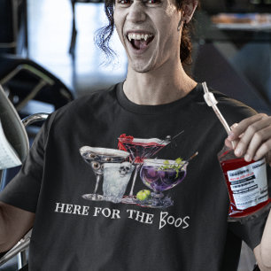 Halloween Cocktails Hier voor de Boos T-shirt