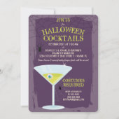 Halloween Cocktails Kaart (Voorkant)