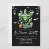 Halloween cocktails party kaart (Voorkant)