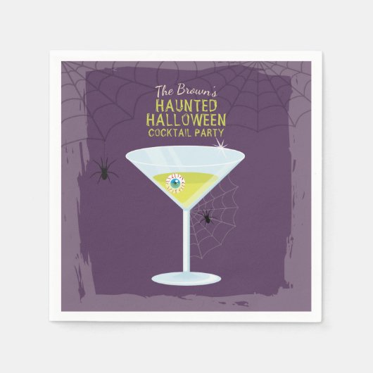 Halloween Cocktails Servet (Voorkant)