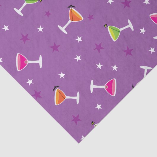 Halloween Cocktails Tissuepapier (Detail)