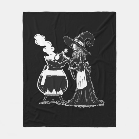 Halloween Coffee Fleece Deken (Voorkant)