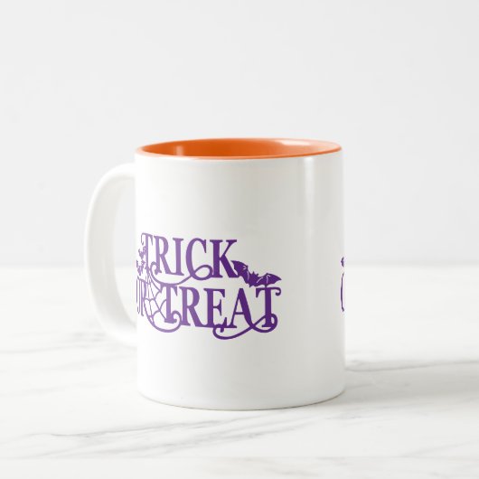 Halloween Coffee Mug Tweekleurige Koffiemok (Voorkant links)