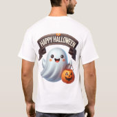 Halloween & Coffee Sfeer ☕🎃 T-shirt (Achterkant)