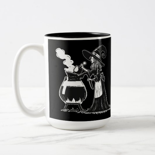 Halloween Coffee Tweekleurige Koffiemok (Links)