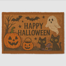 HALLOWEEN COIR Deurmat – 24 "x16" Binnen/Buiten