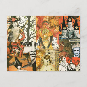  Halloween Collage Briefkaart