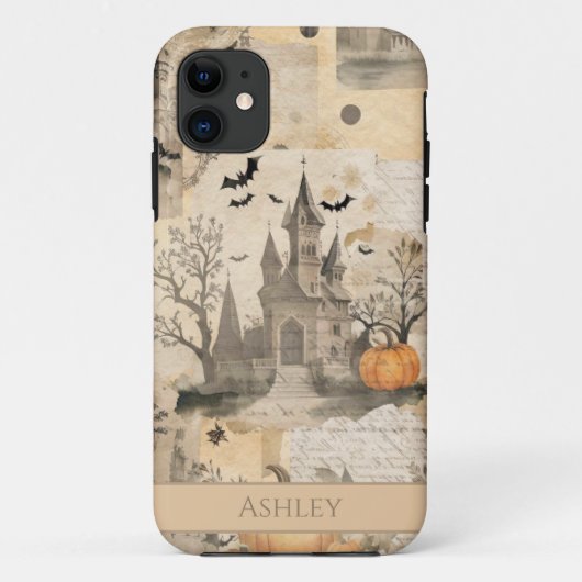 Halloween Collage gepersonaliseerd Case-Mate iPhone Case (Achterkant)