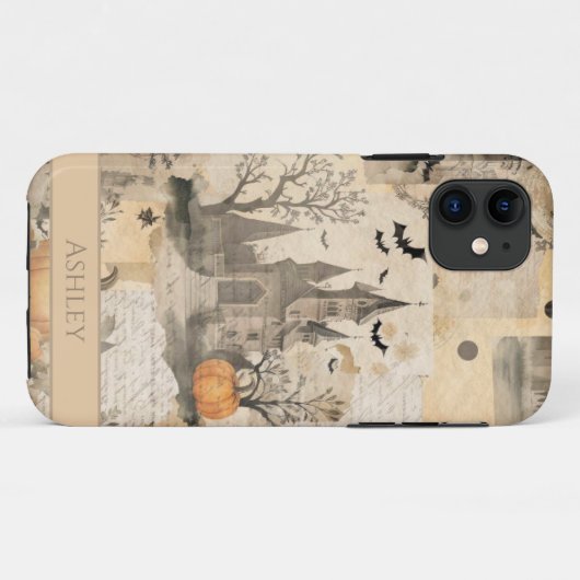  Halloween Collage gepersonaliseerd Case-Mate iPhone Case (Achterkant (horizontaal))