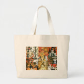  Halloween Collage Grote Tote Bag (Voorkant)