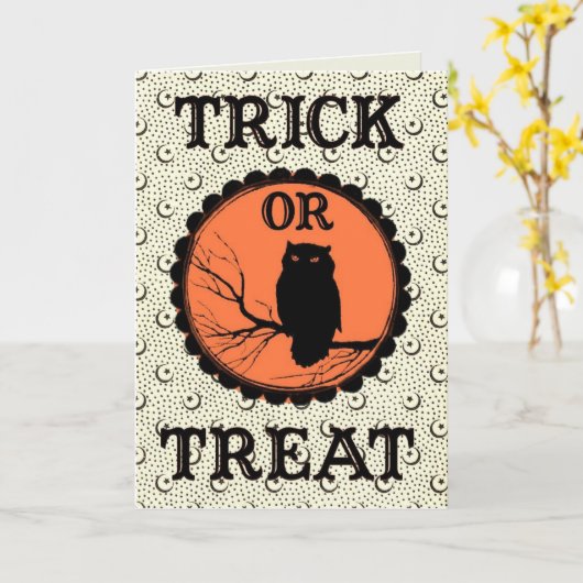  Halloween Collage - Kaart (Gele Bloem)