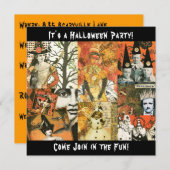  Halloween Collage Kaart (Voorkant / Achterkant)