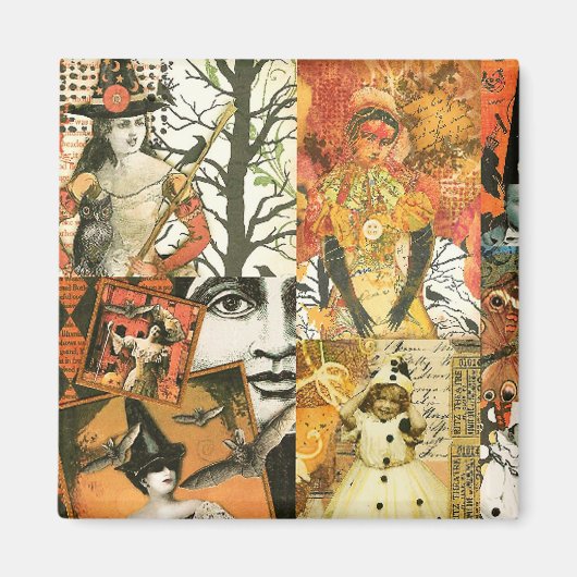  Halloween Collage Magneet (Voorkant)