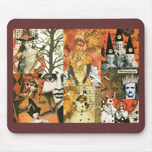  Halloween Collage Muismat (Voorkant)