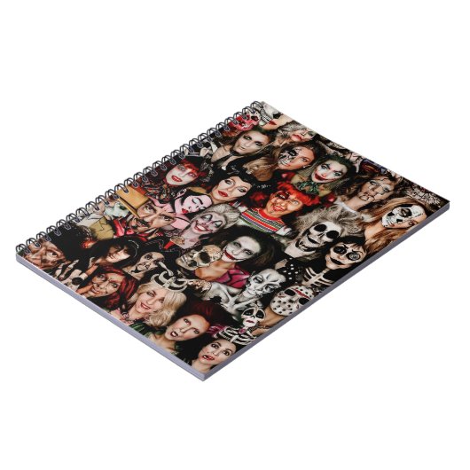 Halloween Collage Notitieboek (Linkerzijde)