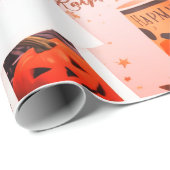 Halloween Collage Soft Vrouwelijk Cadeaupapier (Rol Hoek)