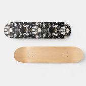 Halloween Collage Tekening Persoonlijk Skateboard (Horizontaal)