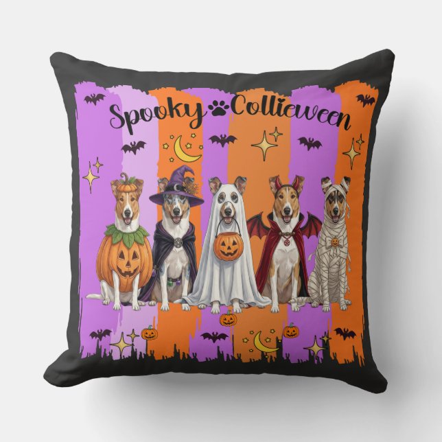 Halloween Collies Kussen (Voorkant)