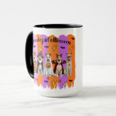 Halloween Collies Mok (Voorkant links)