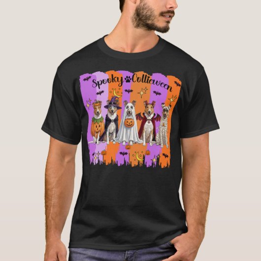 Halloween Collies T-shirt (Voorkant)