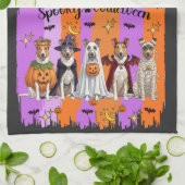 Halloween Collies Theedoek (Gevouwen)